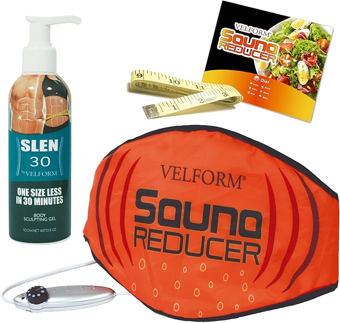 Velform Sauna Reducer + Gel Reductor Slen 30 – faja térmica para moldear tu silueta, abdominales superiores, zona media, inferiores, oblicuos, cintura y caderas