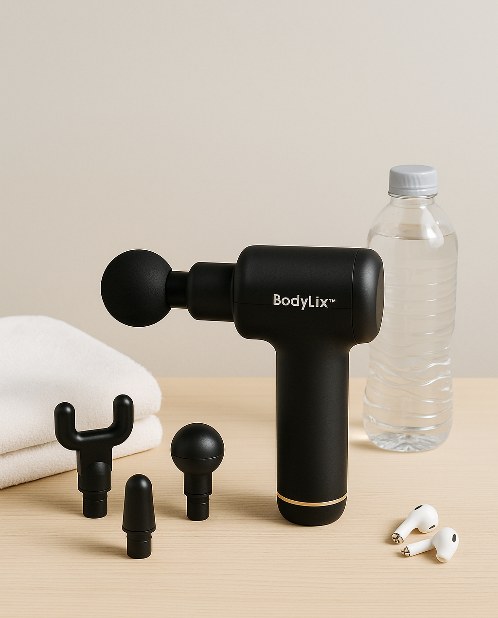 Pistola de Masaje Portátil para Aliviar Dolor, Estrés y Tensión - BodyLix