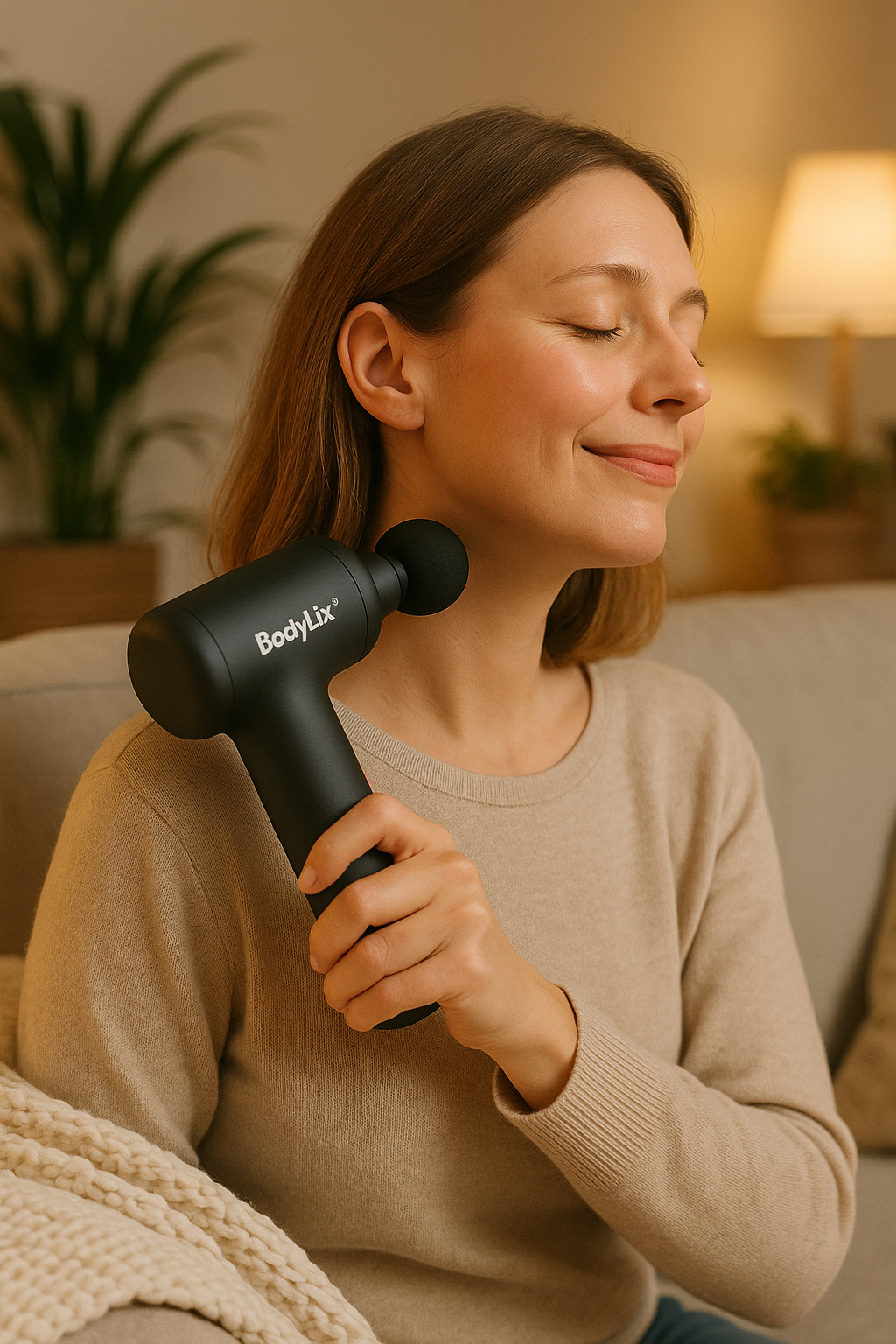 Pistola de Masaje Portátil para Aliviar Dolor, Estrés y Tensión - BodyLix