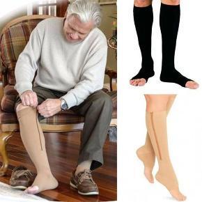 Medias de Compresión con Cremallera Unisex - Con Prescripción Médica - ORIGINAL