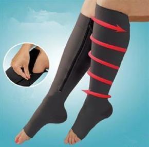 Medias de Compresión con Cremallera Unisex - Con Prescripción Médica - ORIGINAL