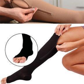 Medias de Compresión con Cremallera Unisex - Con Prescripción Médica - ORIGINAL