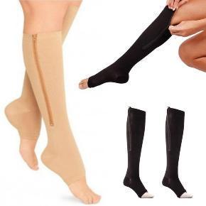 Medias de Compresión con Cremallera Unisex - Con Prescripción Médica - ORIGINAL