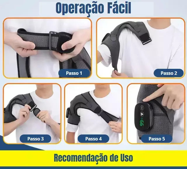 Manta ortopédica con masajeador y calefacción