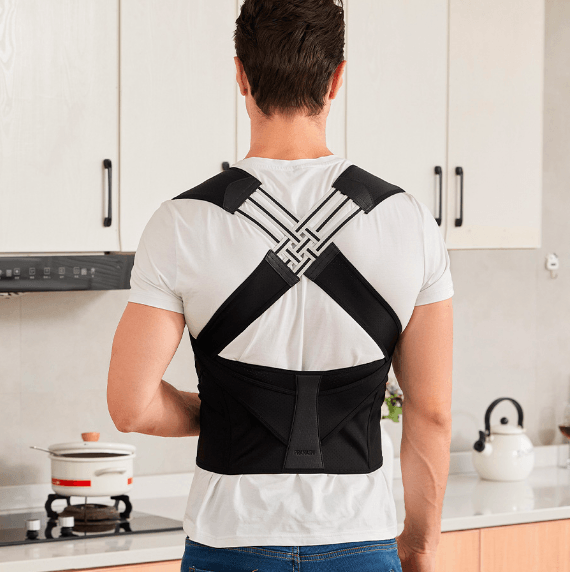 Corrector Postural con Velcro Pro Elite [ULTRA FUERTE]