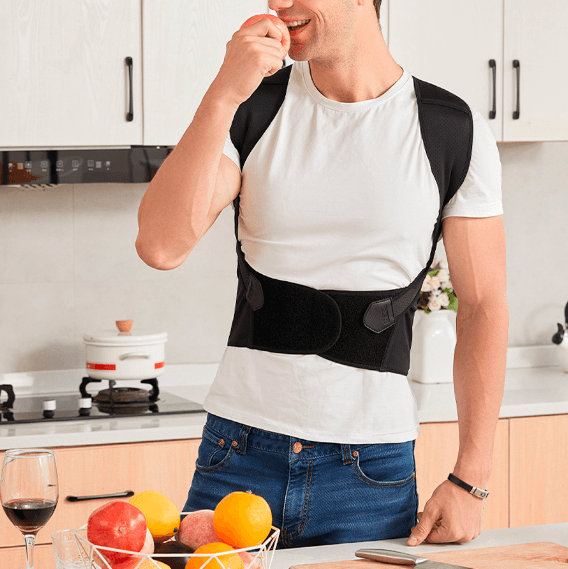 Corrector Postural con Velcro Pro Elite [ULTRA FUERTE]